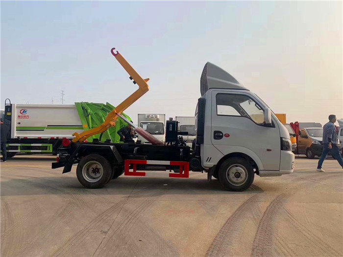 東風(fēng)途逸汽油3方車(chē)廂可卸式垃圾車(chē)